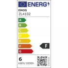 6W 3000K E14 LED fényforrás Emos