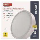 21W CCT IP20/IP40 kerek LED panel NEXXO Emos