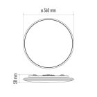 24W dimmelhető CCT IP20 LED mennyezeti lámpa ALVI Emos