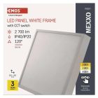 28,5W CCT IP40/IP20 szögletes LED panel NEXXO Emos