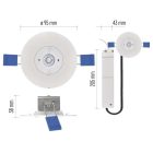 LED vészvilágító lámpatest ORSU 2W 300lm 3 óra Emos