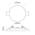 10W 4000K IP65 kerek LED panel VIXXO Emos