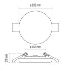 19W 4000K IP65 kerek LED panel VIXXO Emos