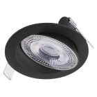 6,5W CCT IP20 Geri LED beépíthető spot kerek fekete Emos