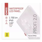 19W 4000K IP65 LED panel beépíthető VIXXO Emos