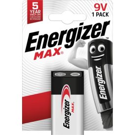   Energizer Max Alkáli 9V Elem B1                                                                     