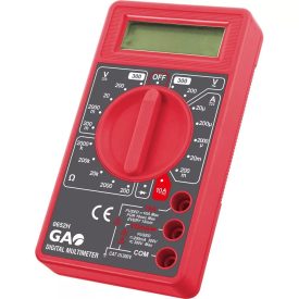 Digitális mérőkészülék fekete/piros Gao