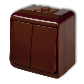 Aquastar csillárkapcsoló IP54 barna Gao
