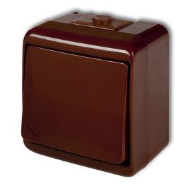 Aquastar váltókapcsoló IP54 barna Gao
