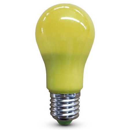 6W sárga E27 COLOR GLS LED fényforrás Hunilux
