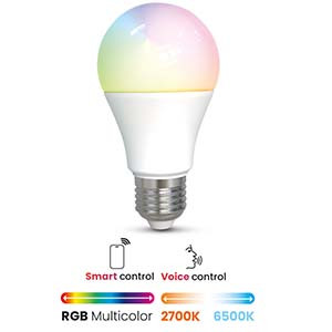 11W RGBW E27 okos LED fényforrás Hunilux