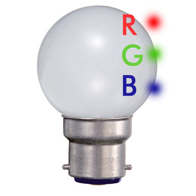0.5W B22  PING BALL LED fényforrás Hunilux