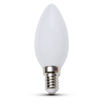 3W E14 2700K DECO LED TECNO VINTAGE OPAL Candle LED fényforrás Hunilux