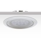 8W 2700K süllyesztett billenthető LED mélysugárzó dimmelhető 72° ezüst IsoLED