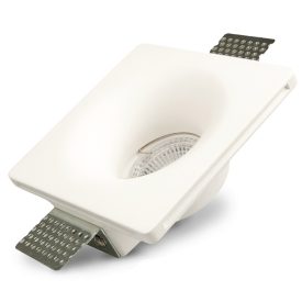   Süllyesztett gipsz keret Gx53 foglalat négyzet fehér IsoLED