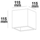 Gipsz fali lámpa G9 IsoLED