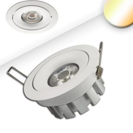   15W 2000-2800K süllyesztett billenthető LED mélysugárzó CRI99 45° színhőmérséklet szabályozható IsoLED