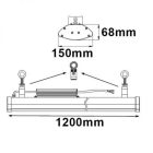 200 W 4200K IP65 1-10 V dimmelhető LED csarnok lineáris lámpa IsoLED