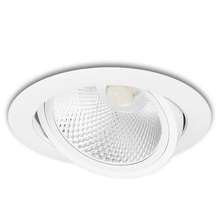 AR111 beépíthési keret, kerek, lapos, forgatható IsoLED