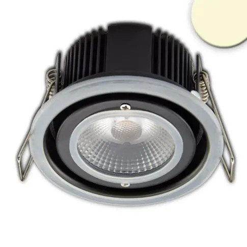 LED süllyesztett szpotlámpa, 10W, IP65, melegfehér, dimmelhető (burkolat nélkül) Isoled