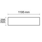 36W 4000K IP40 szögletes LED panel IsoLED