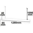 15+32W 4000K LED függesztett lámpa dimm. IsoLED