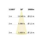 15+32W 4000K LED függesztett lámpa dimm. IsoLED