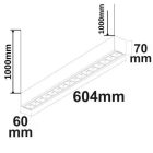 40W 3000-3500-4000K LED függesztett lámpa IsoLED