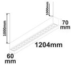 40W 3000|3500|4000K LED függesztett lámpa IsoLED