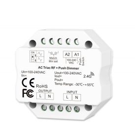 Sys-Pro univerzális Push/Radio Mesh Dimmer 230V IsoLED