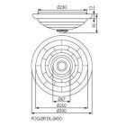 FOGLER DL-240O cserélhető fényforrású mennyezeti lámpa Kanlux