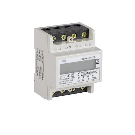 KDEM-3P LCD fogyasztásmérő Kanlux