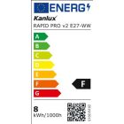 8W 3000K E27 LED fényforrás Kanlux