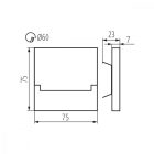 SABIK LED WW LED lépcsővilágító lámpatest Kanlux