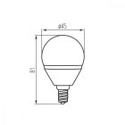 6,5W 3000K E14 LED fényforrás Kanlux