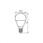 4,9W 3000K E14 LED fényforrás Kanlux