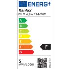 4,9W 3000K E14 LED fényforrás Kanlux