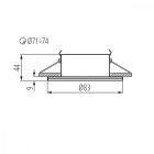QULES AC O-W spot lámpatest Kanlux