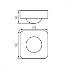 SENTO PIR mozgásérzékelő Kanlux