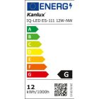 12W 4000K 40° AR111 GU10 LED fényforrás Kanlux