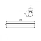 LINUS LED 4W-NW bútorvilágító LED lámpatest Kanlux