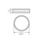 JASMIN 270-B mennyezeti lámpa Kanlux