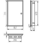 KP-DB-I-MF-418 fém elosztódoboz Kanlux