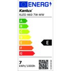 7W 2700K E27 LED fényforrás Kanlux
