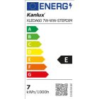 7W 2700K E27 STEPDIM LED fényforrás Kanlux