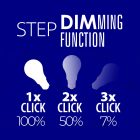 7W 4000K E27 STEPDIM LED fényforrás Kanlux