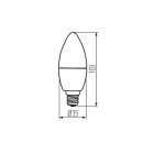 4,9W 4000K E14 LED fényforrás Kanlux