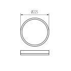 AZPO LED 11,8WCCT-O-W mennyezeti lámpa Kanlux