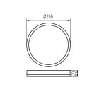 AZPO LED 18,5WCCT-O-W mennyezeti lámpa Kanlux