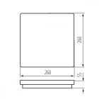 BENO 24W NW-L-SE GR mennyezeti LED lámpa Kanlux